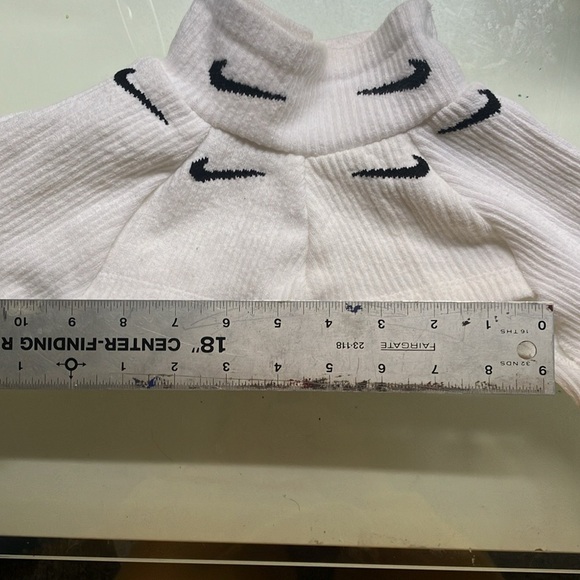 VIXX Studio Barely There Two Piece Top Deconstructed Nike Socks, White, OS - Picture 8 of 12